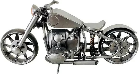 Modellfahrzeug Custom Boxer von Hinz & Kunst in Silber aus Metall - Bild 1