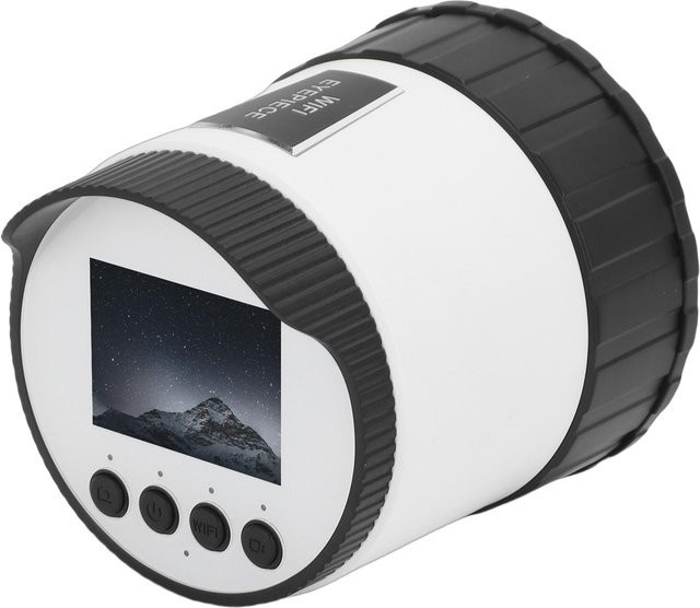 Musysh Digitale WiFi Teleskop Kamera mit 2K 16MP HD Video, 2 Zoll Bildschirm und 2000mAh Akku, Weiß - Bild 1