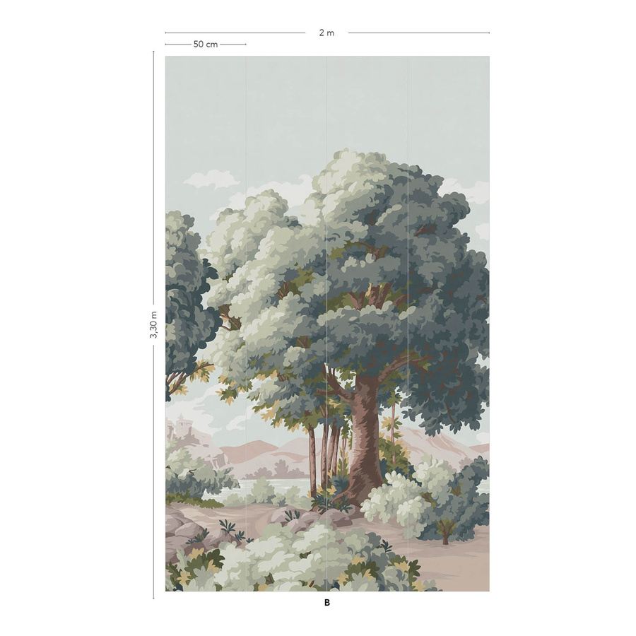 Isidore Leroy Tapete Vallée des Peintres Mural mit Naturmotiv und Landschaft in Mehrfarbig - Bild 1