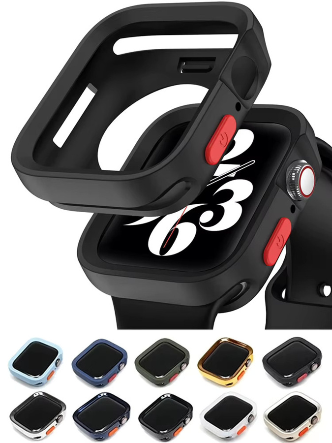 RWBANDS Uhrenzubehör TPU Schutzrahmen, Schwarz, Unisex - Bild 6