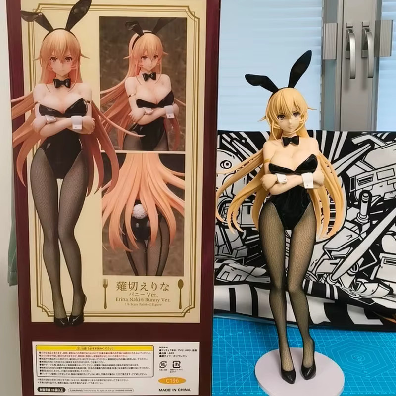 Bandai Food Wars Shokugeki No Soma Erina Nakiri 1/4 Bunny Ver. Anime-Figur in Multicolor mit blonden Haaren - Bild 6