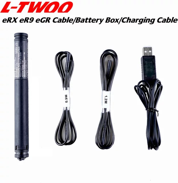 Ltwoo ERX ER9 EGR Akku-Box mit USB-C Ladekabel in Schwarz - Bild 1