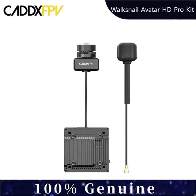 Caddx Walksnail Avatar HD Pro Kamera in Schwarz mit 1080P/120fps, 160 Grad FOV, 8 MP Objektiv und F/1.6 Blende für RC FPV Drohnen mit Gyroflow-Unterstützung - Bild 1
