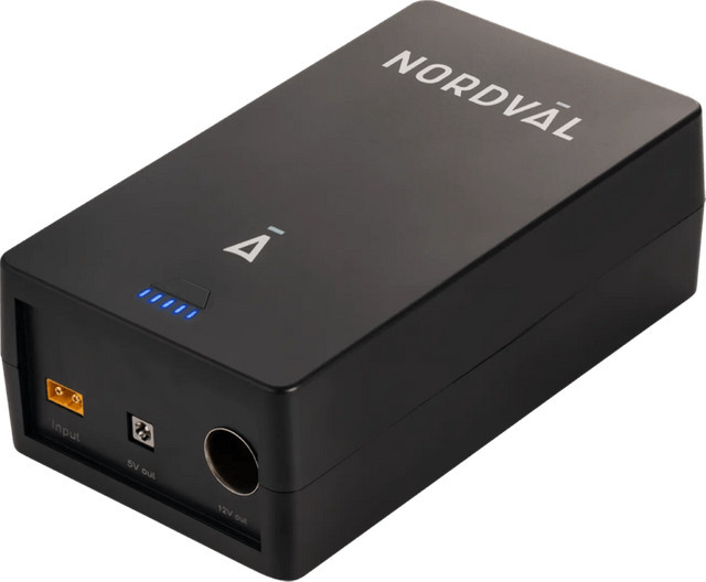 Nordväl BP125 Battery Pack Ultra Akku in Schwarz mit USB-A Anschluss - Bild 1