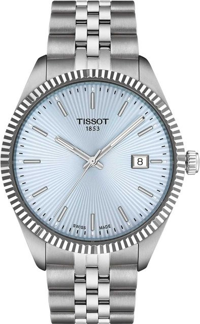 Tissot Herrenuhr Ballade, Quarz, Edelstahl, Blau, 40 mm, 10 ATM - Bild 1