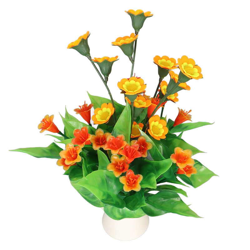 Künstliche Blumen Dekoration für das Aquarium aus Kunstharz und Silikon, mehrfarbiges Landschaftsornament für deinen Fischtank - Bild 3