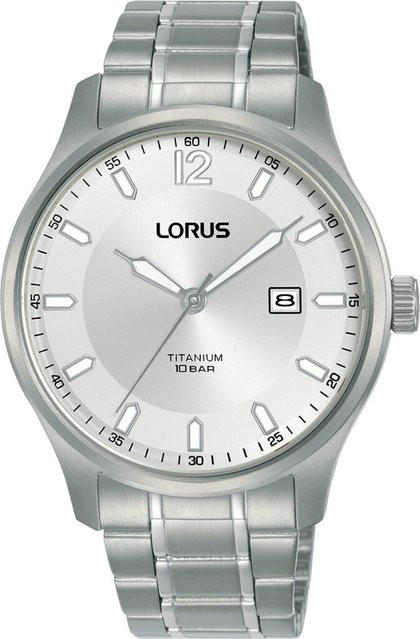 Lorus Herrenuhr, Quarz, Titan, 40 mm, Silber, 10 ATM - Bild 1