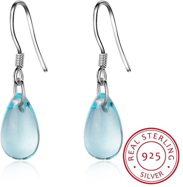 YIRAN Jewelry Ohrringe, 925 Silber, Kristall, Damen - Bild 1