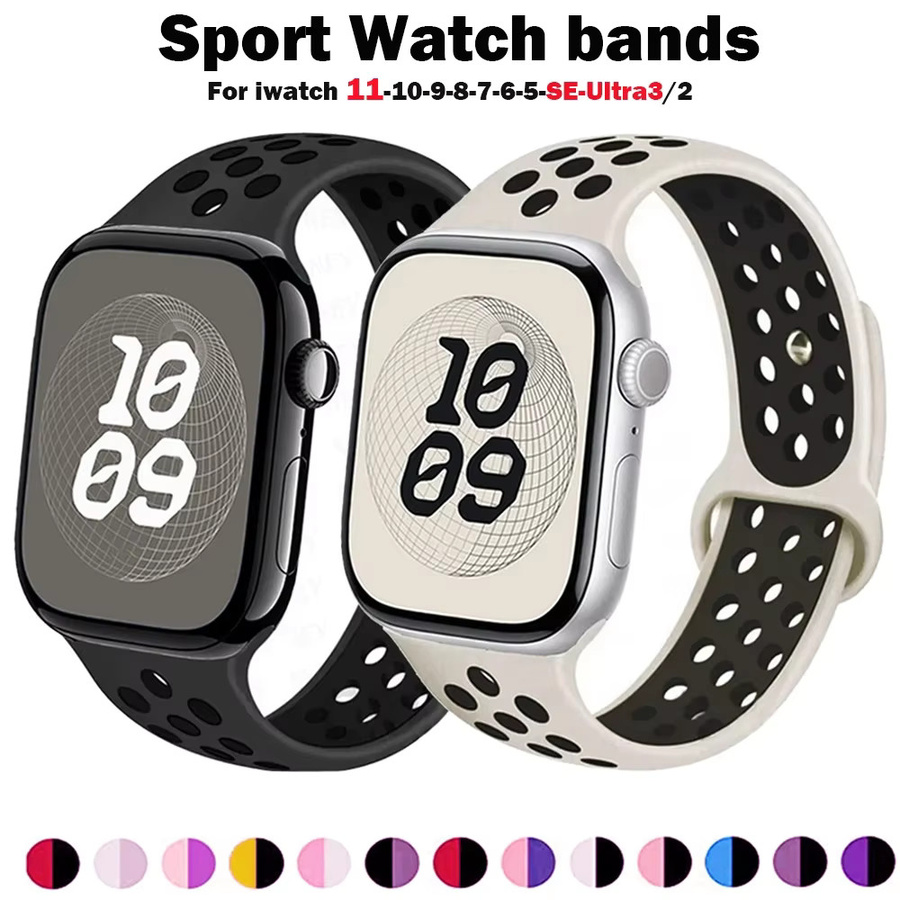Apple Watch Silikonband, Sportarmband, Silikon, Unisex - Bild 2