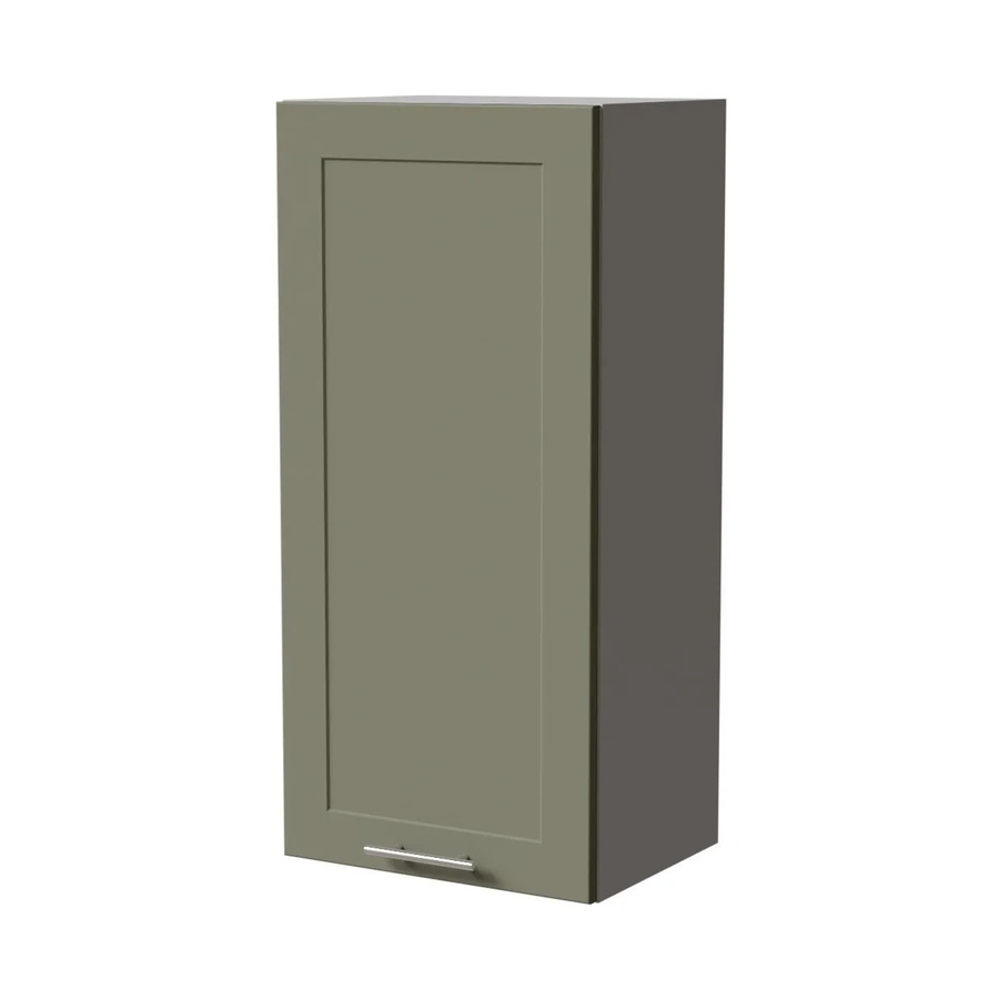 Feldmann-Wohnen Hängeschrank Oslo Küchenschrank in Grau und Reed Green Matt mit Soft-Close-Türen, B/T/H: 45 x 32,5 x 96 cm - Bild 2