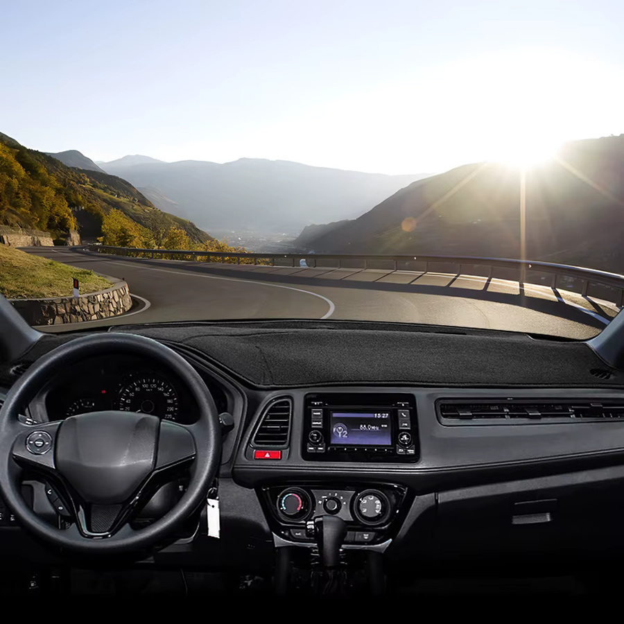 YaLumei Dashboard Sonnenschutz Abdeckung für Honda HR-V, Schwarz - Bild 4