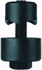 Ruko Schraublochstanze mit 3-Punkt-Anschnitt in Schwarz, Durchmesser: 29,0 mm - Bild 1