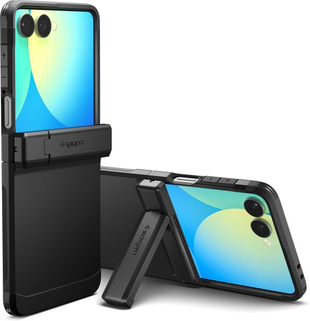 Spigen Tough Armor Pro MagSafe Schutzhülle für Samsung Galaxy Z Flip7 F766 in Schwarz - Bild 1