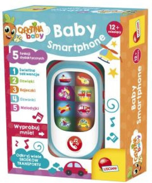Lisciani Carotina Baby-Smartphone, mit 5 Funktionen, ab 1 Jahr - Bild 1