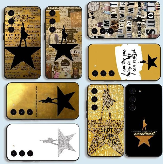 A-Hamilton Musical Lyrics Handyhülle Soft Cover für Samsung Galaxy S21 S22 S23 S24 S25 S26 Ultra FE Plus 5G A52S - Bild 1