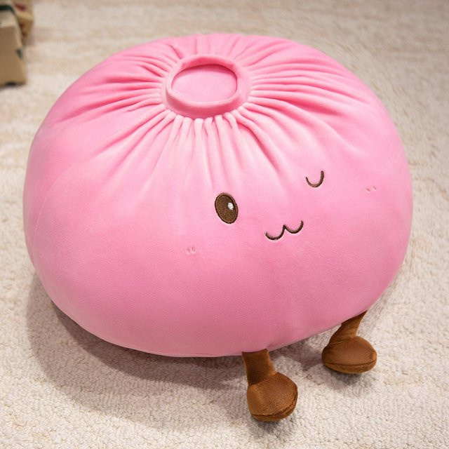 Treasuringu Baozi Plüschkissen, Plüschtier, rosa, 28cm, ab 14 Jahren - Bild 1