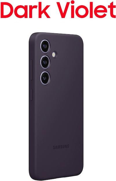 Samsung Galaxy S24 Silikonhülle stoßfeste Handyhülle dunkelviolett - Bild 1