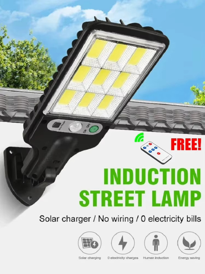 NEWBIRTH LED Solar Außenleuchte mit Bewegungsmelder, moderne COB Hofwandlampe in Schwarz für Garten, Terrasse und Garage - Bild 7