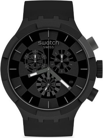 Swatch Armbanduhr, Quarz, Kunststoffgehäuse, 47 mm, Silikonarmband, Unisex - Bild 1