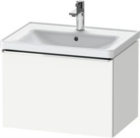 Duravit Waschtischunterschrank D-Neo, Wandhängend, Weiß, B: 63,4 cm, T: 45,2 cm, H: 44,0 cm - Bild 1