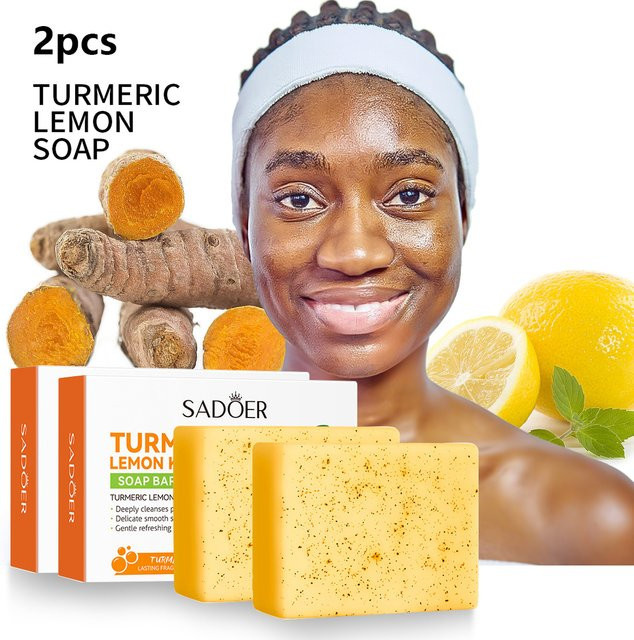 SADOER Tiefenreinigungs-Peeling-Seife mit Kojisäure, 2 Stück, Unisex - Bild 1