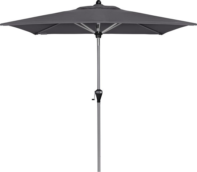 Doppler Mittelmastschirm Active in Anthrazit mit UPF 50+ Sonnenschutz, B/T/H: 140 x 210 x 233 cm - Bild 1