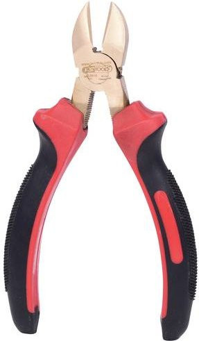 KS Tools Seitenschneider aus gehärtetem Kupfer-Beryllium-Stahl in Rot, Länge: 165 mm - Bild 1