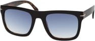 David Beckham DB 7000/S Sonnenbrille, Quadratisch, Vollrand, Kunststoff, Herren, black blue - Bild 1