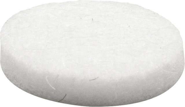 Wagner Softfilz-Pads-Set EH1214 in Weiß, 24-teilig, Durchmesser: 15 mm, Höhe: 3 mm - Bild 1