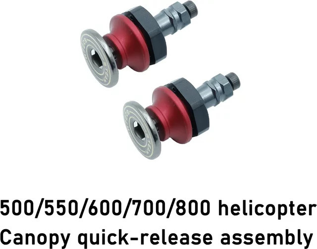 JDHMBD Hubschrauber Baldachin Schnellverschlussbaugruppe, Metall, Zubehör - Bild 1