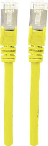 Intellinet RJ45 Patchkabel CAT 6a S/FTP Ethernet LAN Gelb, Länge: 1,00 m - Bild 1