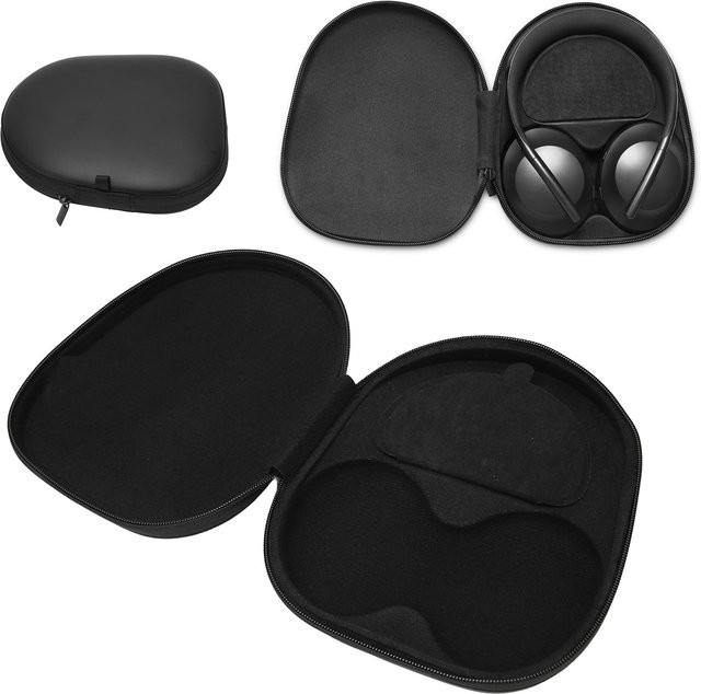 Hartschalen-Kopfhörer-Reisetasche in Schwarz für Bose QC35, QC35II, QC25, QCSE und AE2 Modelle - Bild 1