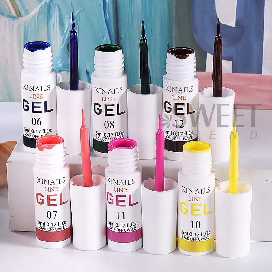 SWEET TREND Nagelgel Set, 6 Teile, 5 ml, Glänzend - Bild 2