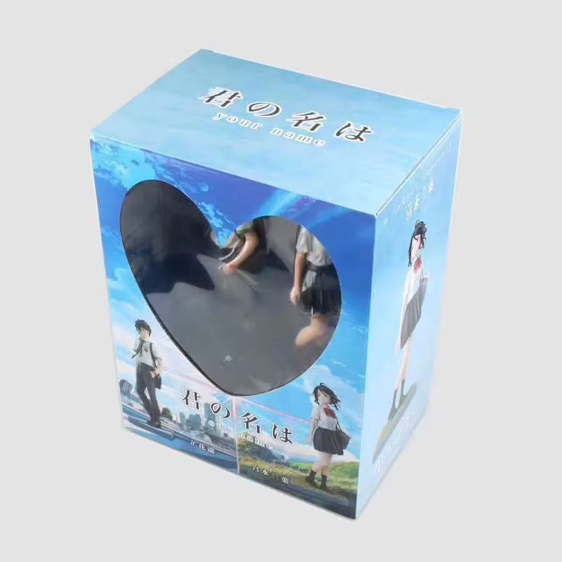 Bandai Anime Figuren Set Dein Name Taki Tachibana und Mitsuha Miyamizu Sammelmodell in Mehrfarbig, Höhe: 23 cm - Bild 2