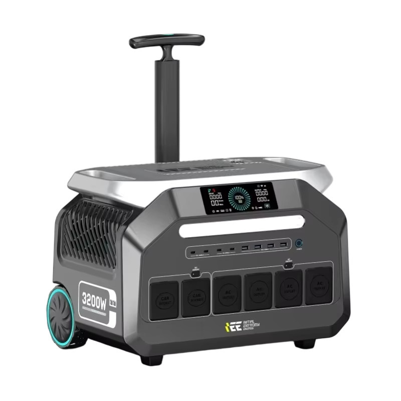 IEE P3200 Powerstation mit 2048Wh Kapazität, 3200W Sinuswellenleistung und 1800W Schnellladung, LiFePO4 Akku für Zuhause, Wohnmobil und Camping - Bild 1