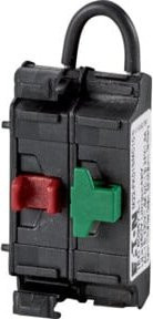 Eaton Notauskontakt M22-FK01SMC10 Druckknopf in Schwarz mit 1Ö+(1S) und IP20 Schutzart - Bild 1