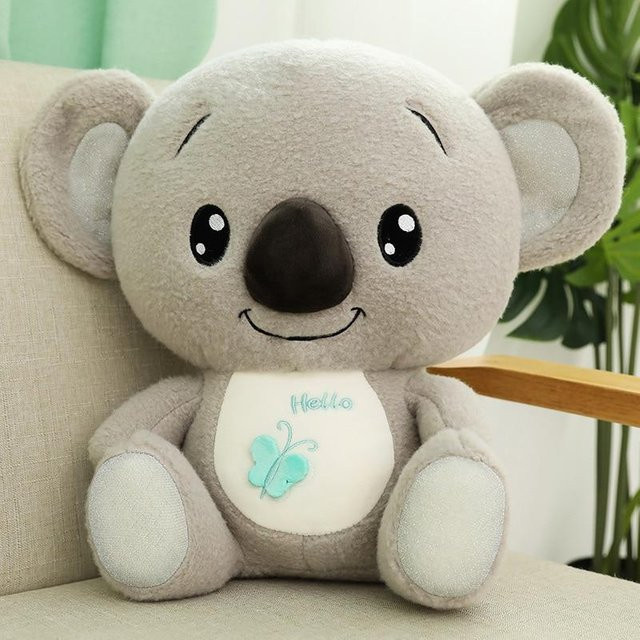 Binchi Keji Travel Koala Plüsch Spielzeug, Stofftier, Grau, ab 12 Jahre - Bild 1