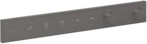 Hansgrohe RainSelect UP-THM Fertigmontageset mit Thermostat und 5 Verbrauchern in Brushed Black Chrome - Bild 1