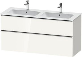 Duravit Waschtischunterschrank D-Neo in Weiss Hochglanz, B/T: 128 x 46,2 cm - Bild 1