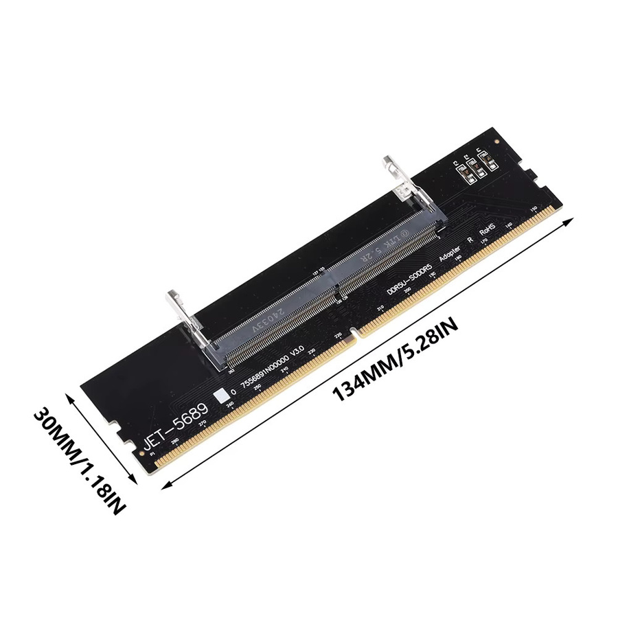diymore Speichermodul-Testkarte für DDR3, DDR4 und DDR5 Laptop-Speicher, Adapter in Grün - Bild 4