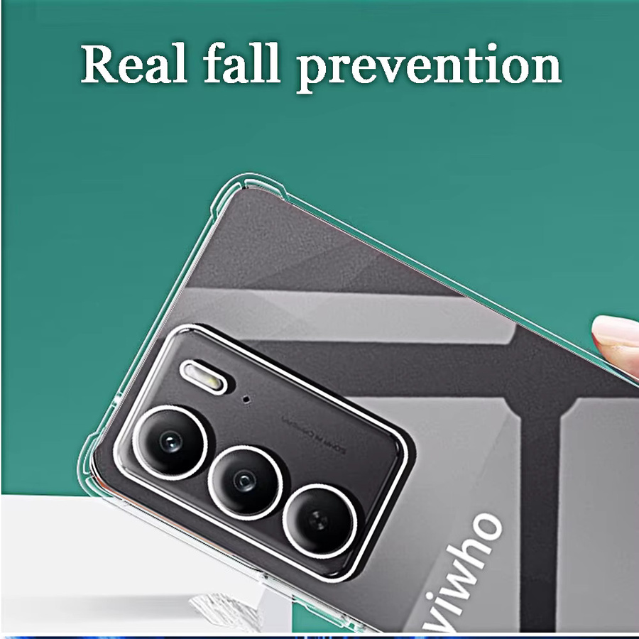 Stoßfeste Silikon Handyhülle für Realme C75 C65 C67 C63 C61 4G 5G in Transparent - Bild 4