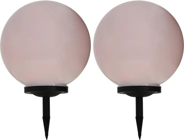 vidaXL LED Solar-Außenleuchten Kugel Set, 2 Stück, RGB Multicolour, Durchmesser: 40 cm - Bild 1