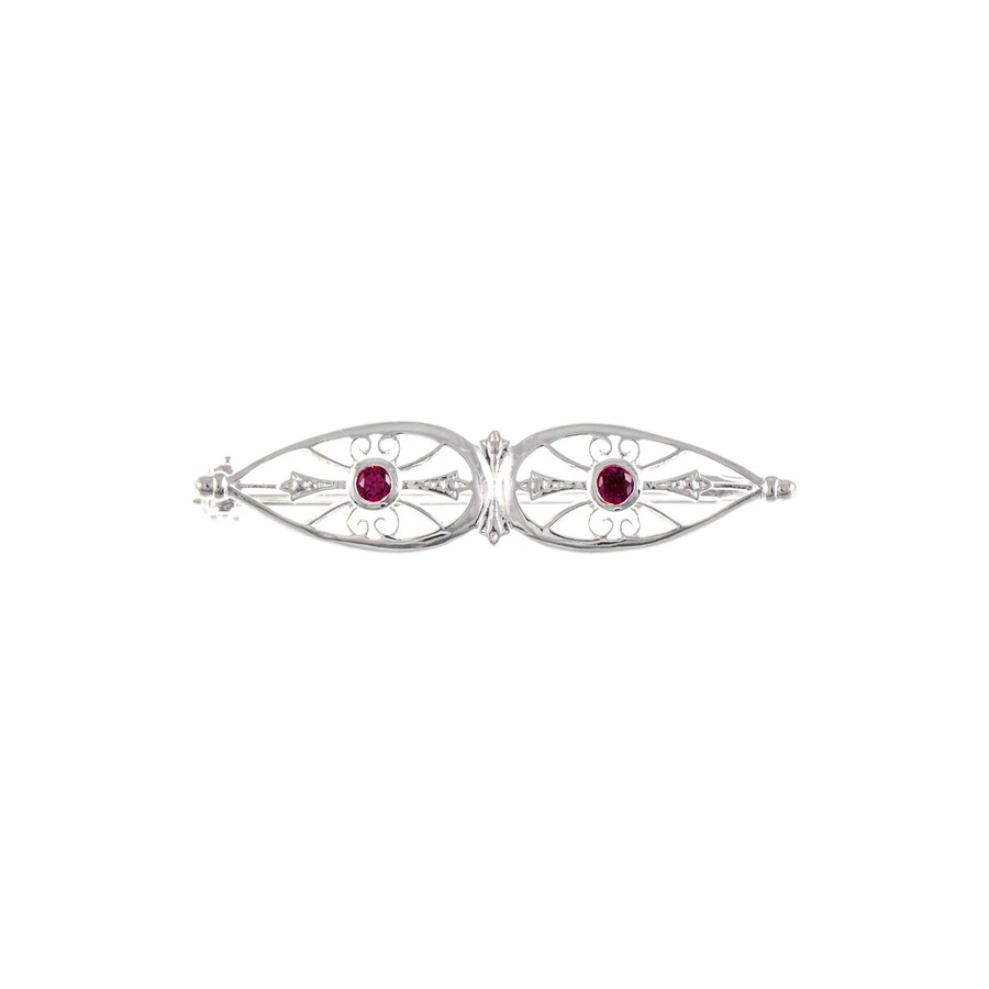 Brosche 925 Silber, Zirkonia, Damen, Beere - Bild 1