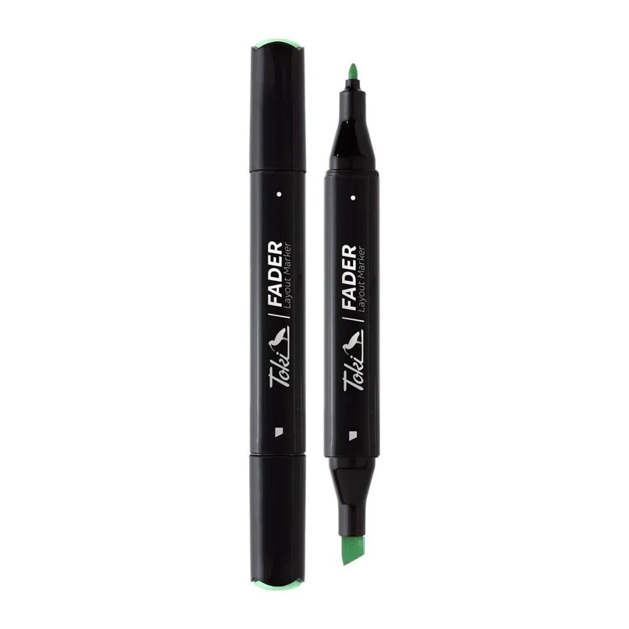 Toki Marker Fader Permanent Marker mit Chisel-Spitze in Viridian Green - Bild 2