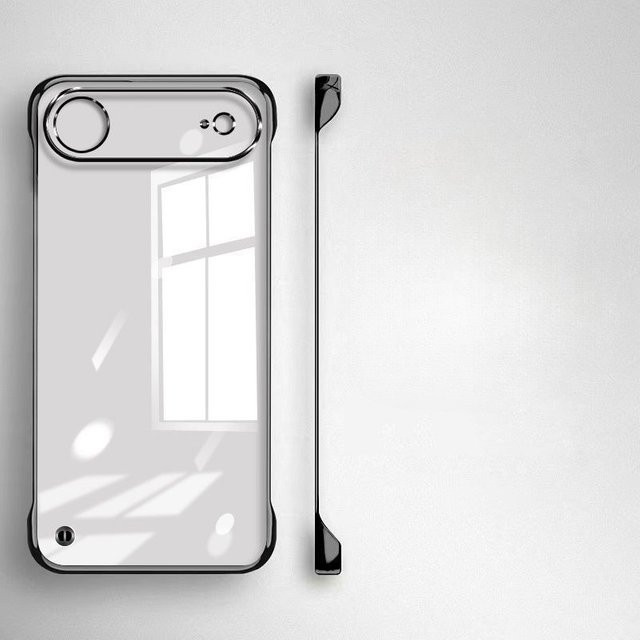 LYKMERCI Ultraflache Rahmenlose Hartschalen Schutzhülle für iPhone 17, iPhone 17 Pro, iPhone 17 Pro Max und iPhone 17 Air, Stoßfest, Transparent und Blau - Bild 1