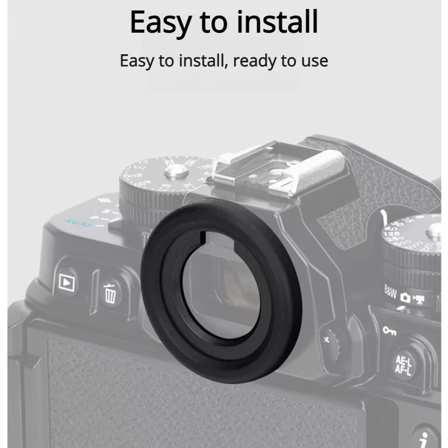 Nikon DK-33 Augenmuschel Ersatz Okularabdeckung aus Hartplastik in Schwarz für Nikon Zf Z8 Z9 spiegellose Kameras - Bild 3