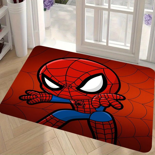 Beast Kingdom Marvel Spider-Man Türmatte, rutschfester Bodenteppich, Multicolor, B: 60,0 cm, T: 60,0 cm, H: 1,0 cm - Bild 1