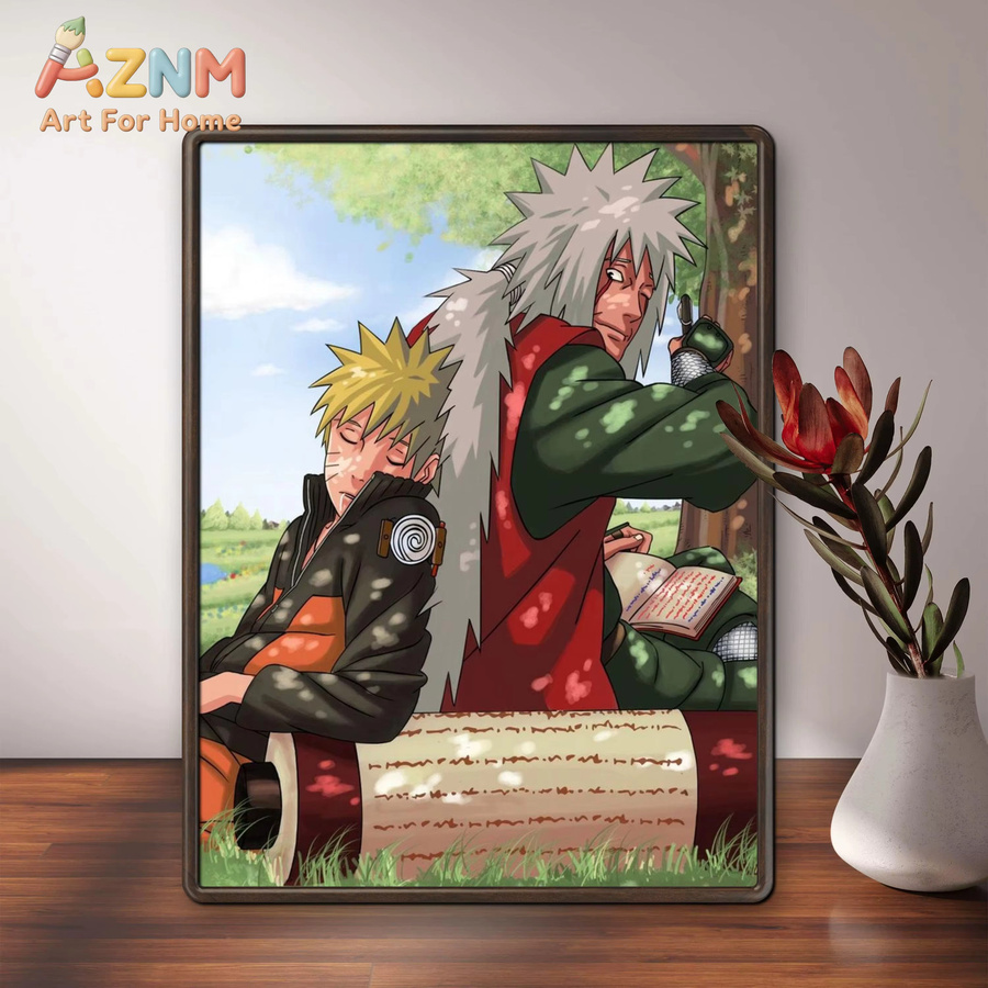 KAYOU Wandgemälde Naruto und Jiraiya in Mehrfarbig als Heimdekoration und Geschenk für Kinder - Bild 2