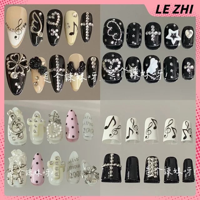 Keeppley Kunstnägel Sarg-Stilettos, Glänzend, 10 Stück, Unisex - Bild 1