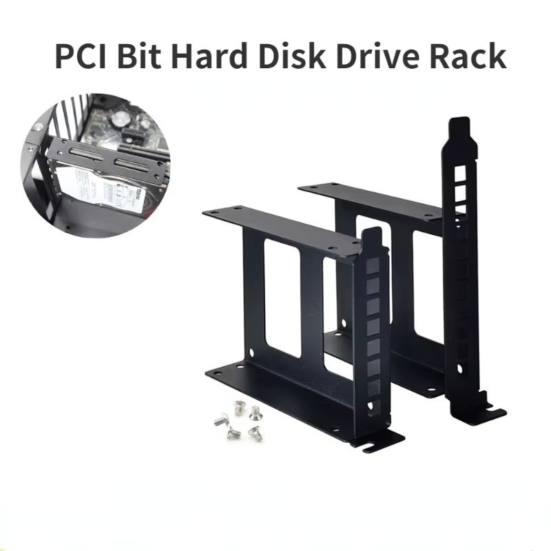 Wsellda PCI-Erweiterungskarte SSD-Halterung für Computer-Chassis, Schwarz - Bild 3